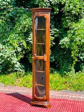 Biedermeier Vitrine Eckschrank