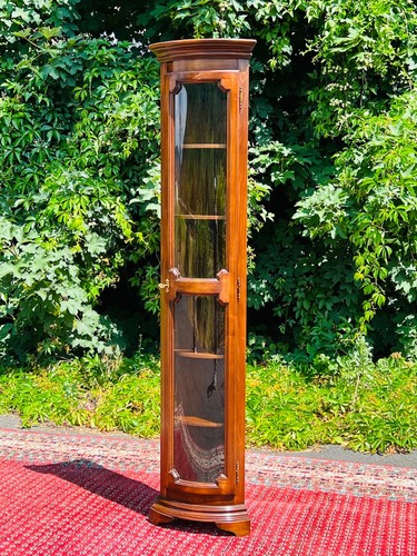 Biedermeier vitrine eckschrank - biedermeier,