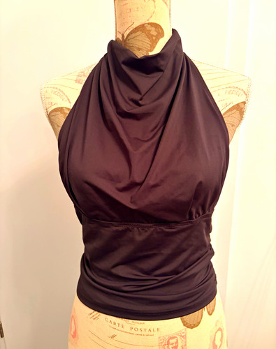 Damen neckholder top - damen, schwarz