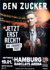 BEN ZUCKER - 2022 - Live In Concert - Jetzt erst Recht Tour - Poster - Hamburg