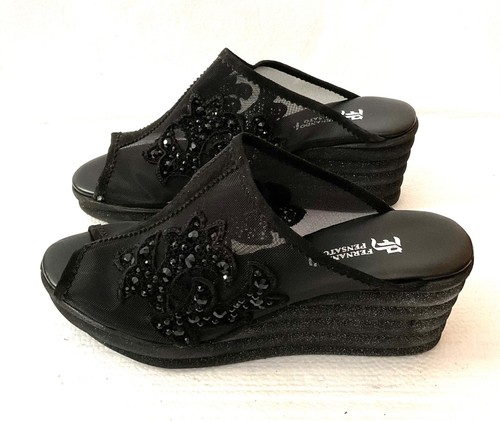 Neue schwarze tüll clogs - schwarze,