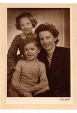 Vintage Familien Foto Frau