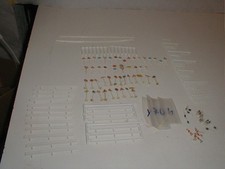 Modelleisenbahn HO,  Anlagen Zubehör, Vekehrsschilder, Leitpfosten-Planken (Y706