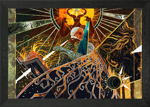 Dämonischer tutor gerahmtes - tutor,
