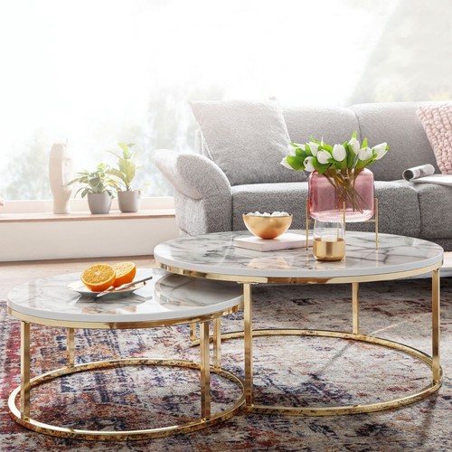 2er set couchtisch sofatisch - couchtisch,
