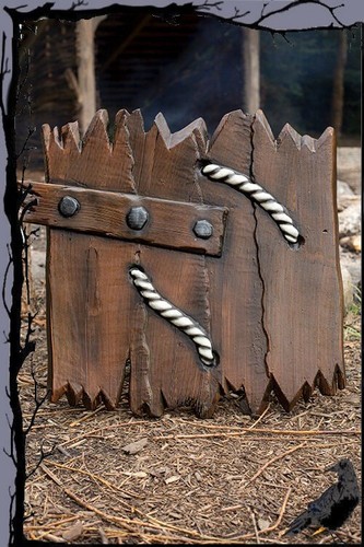 Larp schild holzbretter - -, ork
