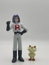 Pokemon Figuren Tomy Nintendo Vintage Retro 1998 1999 Team Rocket James & Mauzi