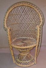 Pfauenthron Rattan Korbgeflecht ~ 41 cm