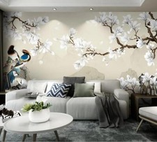 3D Papageien Blume ZHUC093