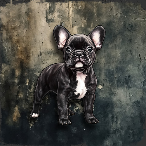 French bulldog aufkleber - bulldog,