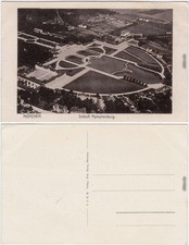 Ansichtskarte München Schloss Nymphenburg aus der Luft 1924