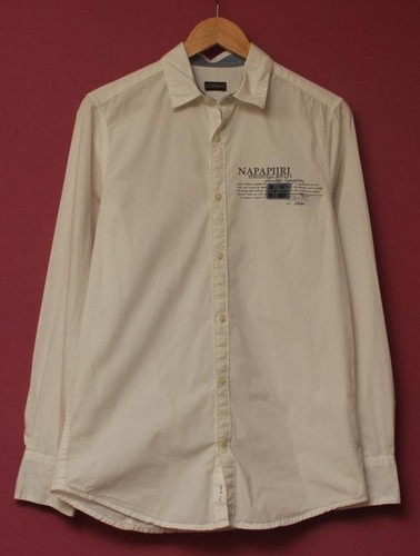 Men napapijri shirt white - napapijri,