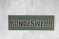 Schild Bundeswehr 30cm x 10cm