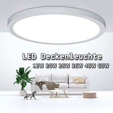 LED Deckenlampe Panel Deckenleuchte Küche Wohn Bad Flur Schlafzimmer Lampe IP44 
