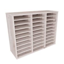 Fächerschrank Holz, 30 Fächer Fächerregal Briefregal Ablageschrank Postschrank 