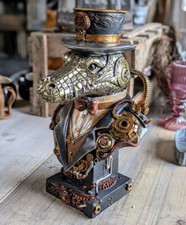 KROKODIL BÜSTE STATUE 37cm