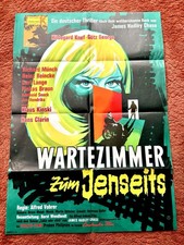 Wartezimmer zum Jenseits Kinoplakat Poster A1, 1964, Götz George, Knef, Kinski