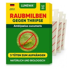 Raubmilben Gegen Thripse Ambly. Cuc. Tüten Zierpflanzen Gemüse Cannabis, LUNEWA®