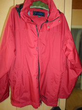 Schöffel Jacke Venturi L,  rot Kapuze, Windjacke