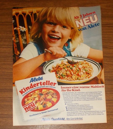 Seltene werbung alete - werbung,