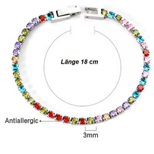 Buntes Edelstahl Tennis