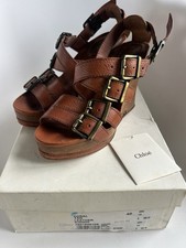 Chloe Coral Tan Leather