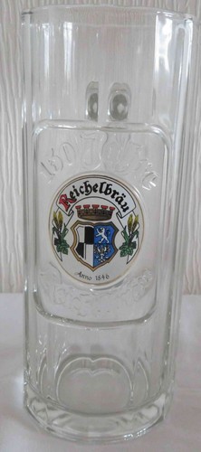 Bierkrug glas 150 - 0,4l, jahre