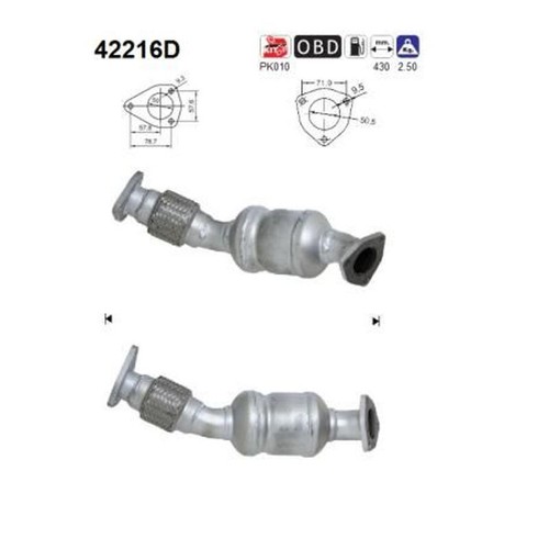 42216d katalysator für - as,