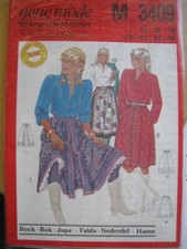 Neue Mode 3409 Schnittmuster - Trachtenrock, Rock - Gr. 36 - 46 - OVP