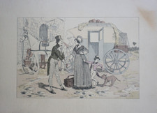 GROSSE FARBLITHO KARIKATUR