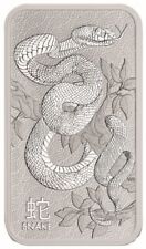 Silberbarren Lunar Snake 1 oz Silber 99.99 Australien 2025 Perth Mint in Kapsel