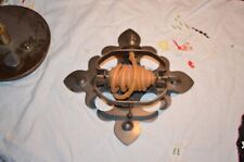 Seltener Kerzenleuchter Wandleuchter mit Rollkerze massiv Schmiedeeisen 💟💝🧡