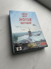 Jagd auf Roter Oktober• Big Box •Spiel Commodore C64/C128 •mit Poster+Pin #AP23