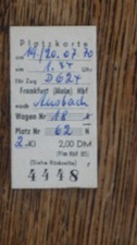 Edmondsonsche Fahrkarte