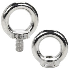 Ringmutter Ringschraube DIN 580 und DIN 582 Augschrauben Zurröse Edelstahl A2