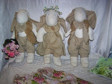 Stoffhasen 3 große Oster