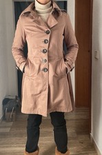 Tigerhill Damen Mantel XS,  Braun, Baumwolle, Leicht Gefüttert , neu