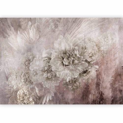 Blumen päonien natur vlies - natur,