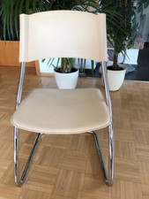 Design Freischwinger Effezeta Chrom/Leder