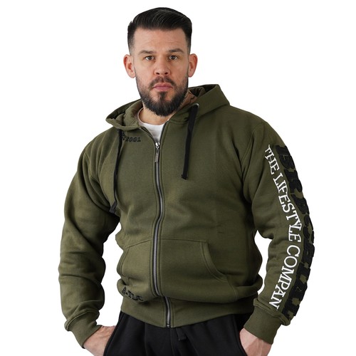 Brachial zip hoody - zip-hoody, "gym"