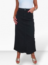 Damen-Maxijeansrock weiche