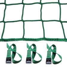 Seitenschutznetz 2x10m grün inkl 20 GSV Dachdeckerfangnetz Heunetz Anhängernetz