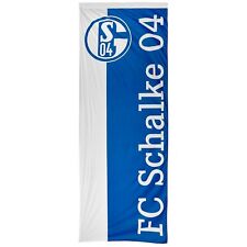 Hissfahne FC Schalke 04 Hochformat blau weiß Flagge Fahne Hissflagge Logo S04