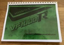 Honda VF1000R SC16 Reparaturanleitung + Partlist DinA4