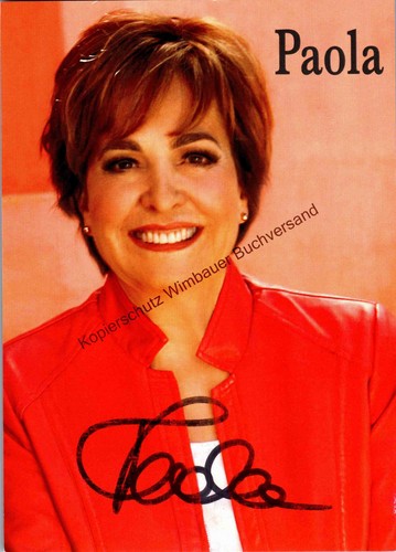 Original autogramm paola felix - original,