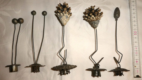 Antiker christbaumschmuck - 5x,