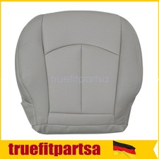 Für Mercedes E-Klasse W211 S211 Fahrerseite Unterer Kunstledersitzbezug Hellgrau