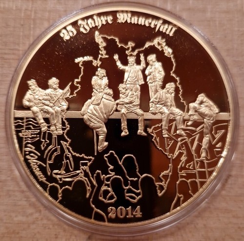 Münze jahre mauerfall 2014 - mauerfall,