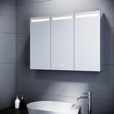 Edelstahl Spiegelschrank