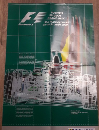 Orginal plakat formel - -, spa
